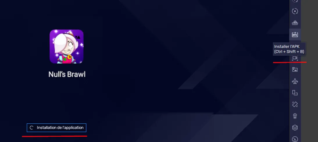 Instal APK.